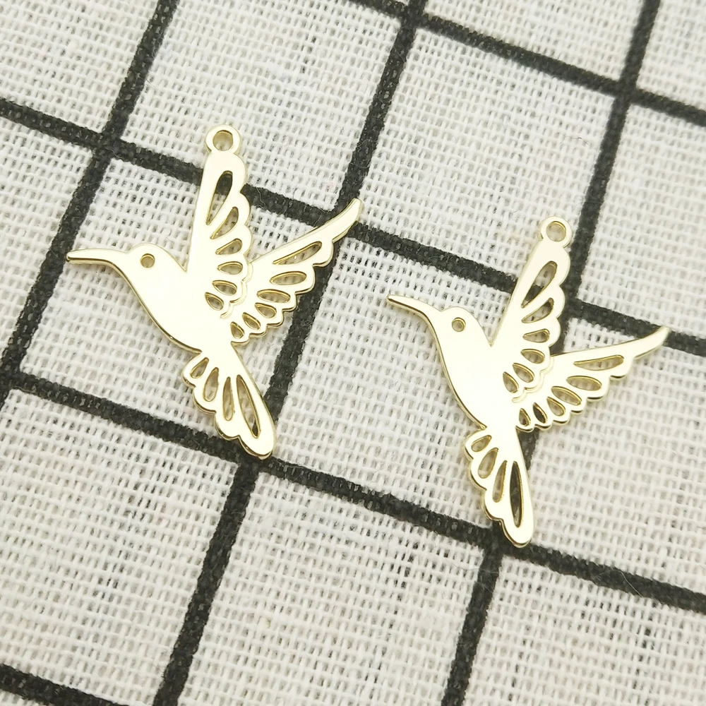 10 шт. очаровательные ювелирные аксессуары с Колибри серьги подвески браслет