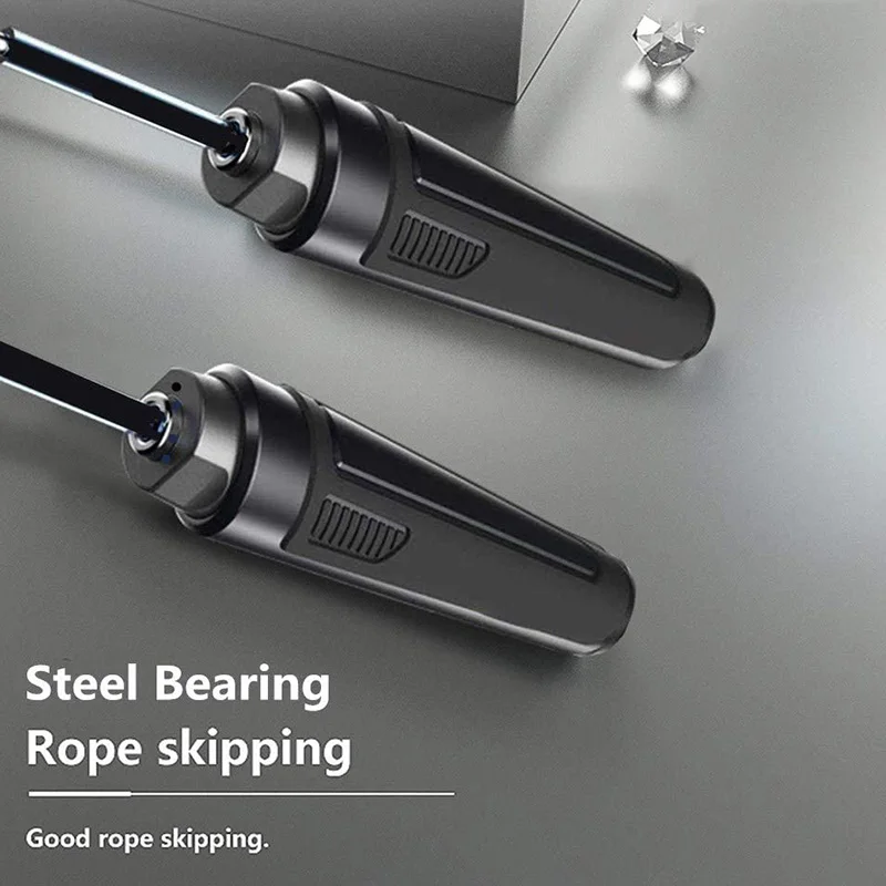 Горячая AD Weighted Скакалка для тренировки скакалка Регулируемая мужчин женщин