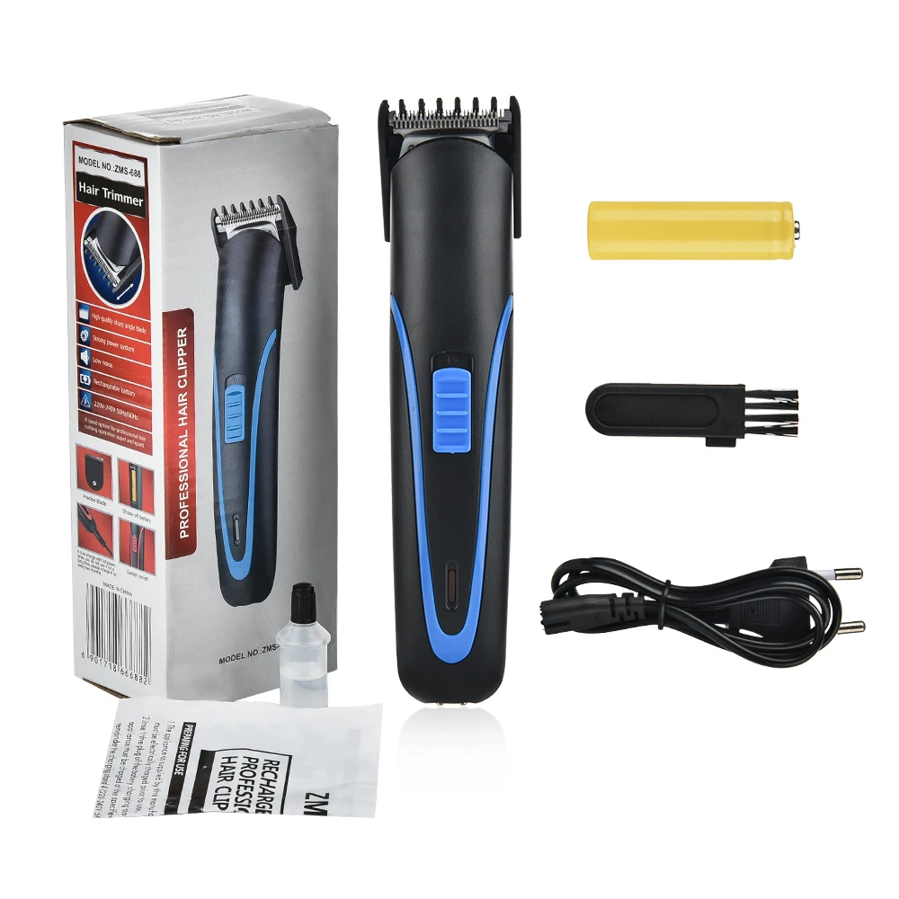 

Electric Hair Clipper Kit Rechargeable Hair Trimmer Professional Carving Push Barber Haircut Cutter Machine With Limit Comb