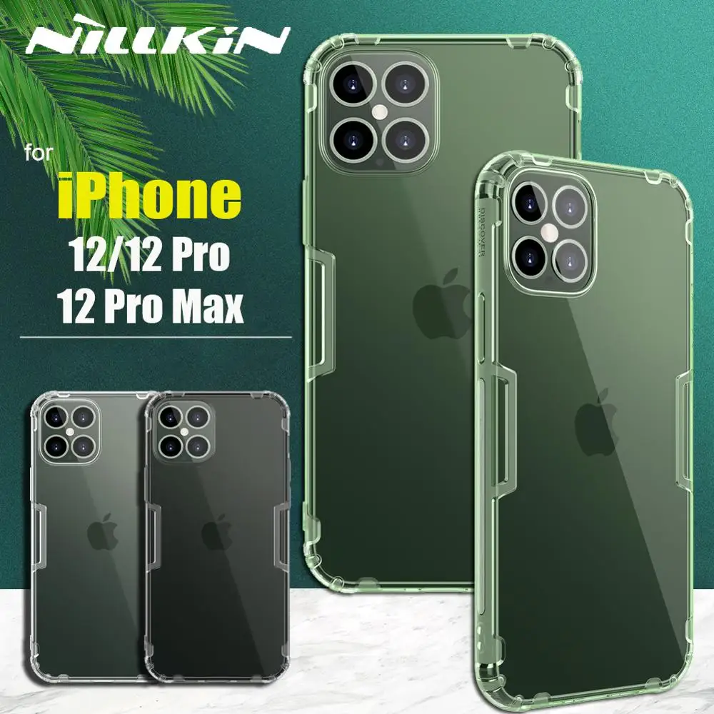 Для Apple iPhone 12 Pro Max / чехол Nillkin прозрачный ТПУ для телефона силиконовый Nilkin Чехлы