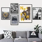 Нью-Йорк мост берег Скандинавская Картина на холсте Плакаты принты украшения настенные картины для Гостиная домашний декор