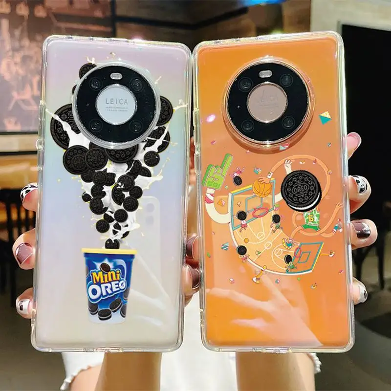 

Milk Chocolate Biscuit Phone Case For Huawei P20 30 pro lite Psmart 2019 Y5 6 7 Honor 8 10 i lite Mate 20lite