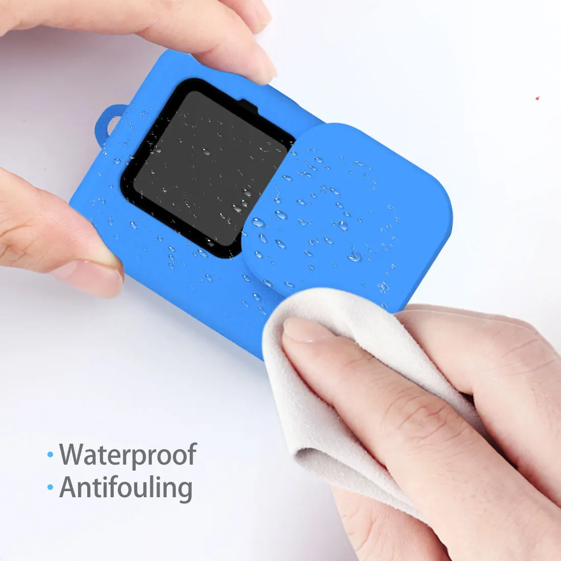 Силиконовый чехол для крышки объектива защитный GoPro Hero 10/9 черная рамка камеры