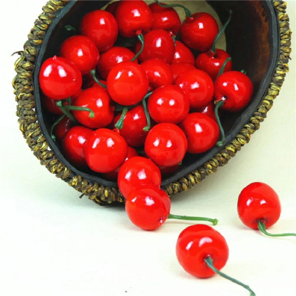 20 шт./лот забавные кухонные игрушки 2 5 см Мини Искусственные пластиковые фрукты