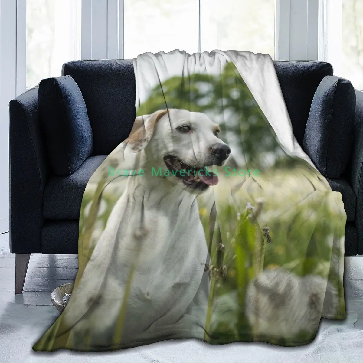 

1-Cute 3D PrintingDog Flannel Blanket Sheet Bedding Soft Blanket Bed Cover GUN Textile Decoration Blanket