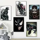 Постеры HD с изображением супергероев из комиксов Marvel Black Alien Venom, картина, искусство, домашний декор для детской комнаты, гостиной, картина для спальни
