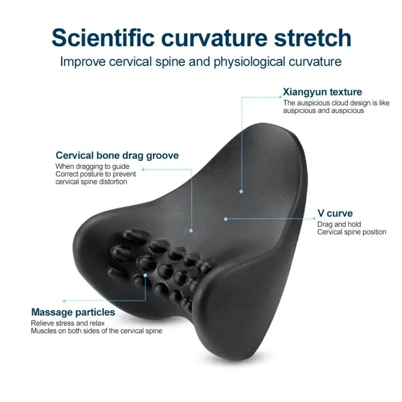

Portable Acupressure Massage Pillow To Relieve Muscle Fatigue And Improve Cervical Dislocation