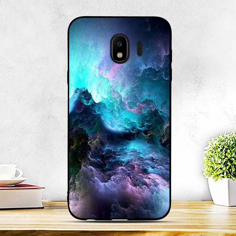 Чехол для Samsung Galaxy J4 2018 J400 5 дюймов силиконовый мягкий ТПУ задняя крышка чехлы