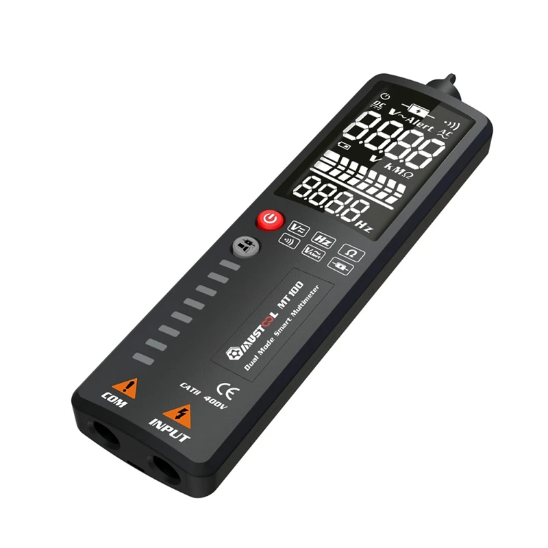 MUSTOOL MT100 двойной режим изогнутые Экран мультиметр цифровые Напряжение тестер 3