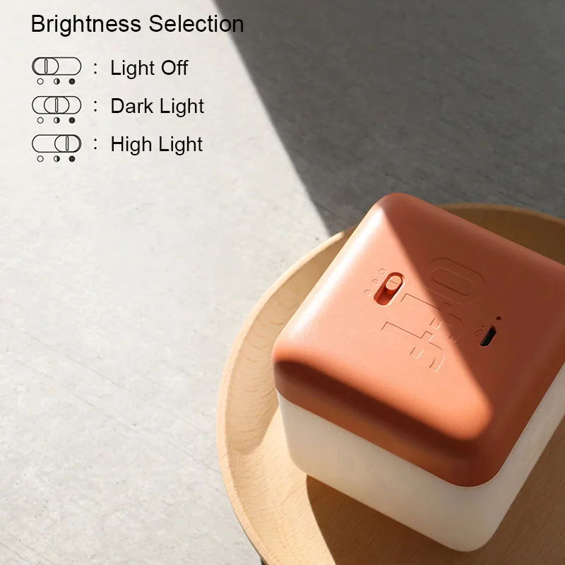 ВКЛ ВЫКЛ флип светодиодный ночной Светильник Смарт Портативный USB