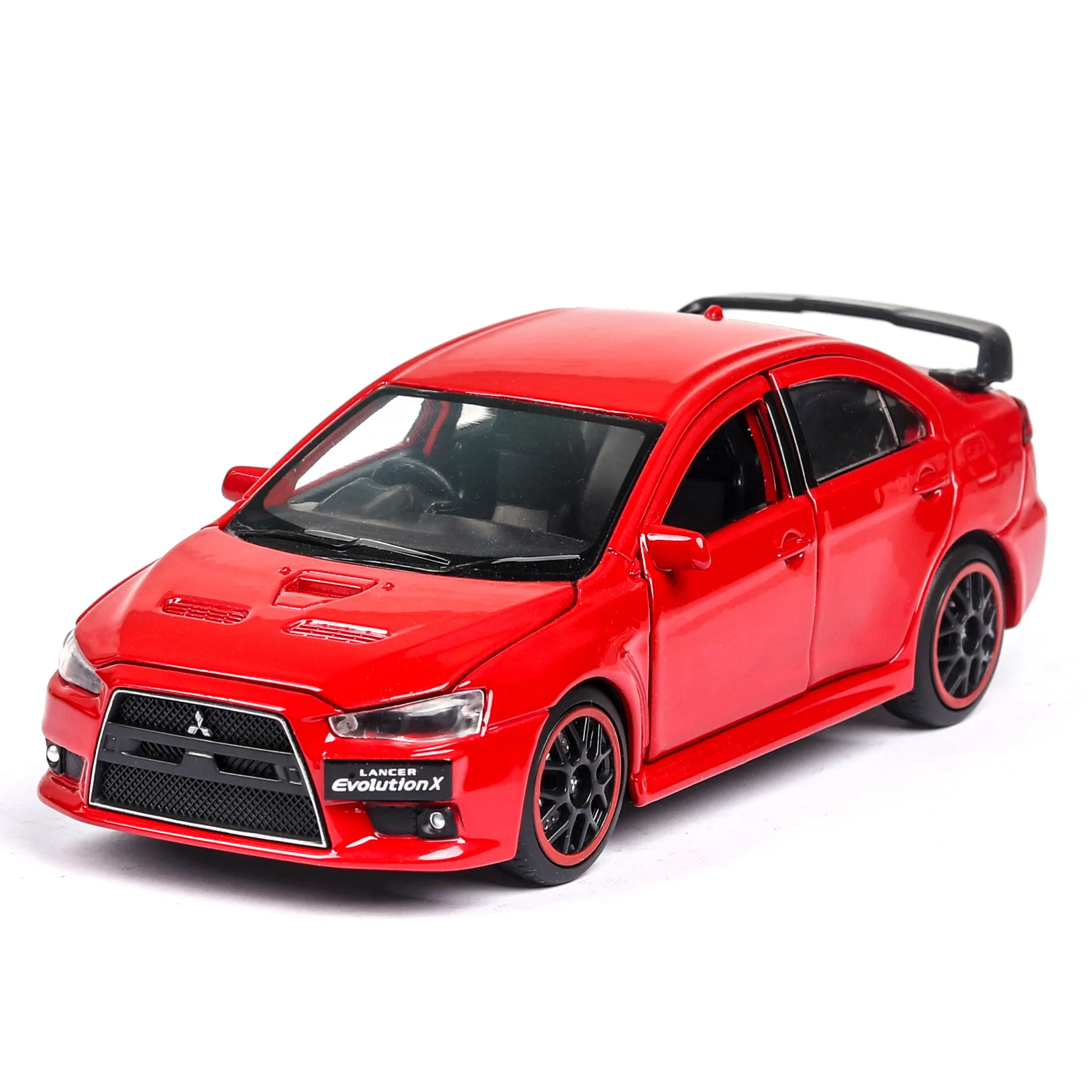 Изысканный 1:32 Mitsubishi Lancer Evo X 10 модель автомобиля из сплава имитация звука и