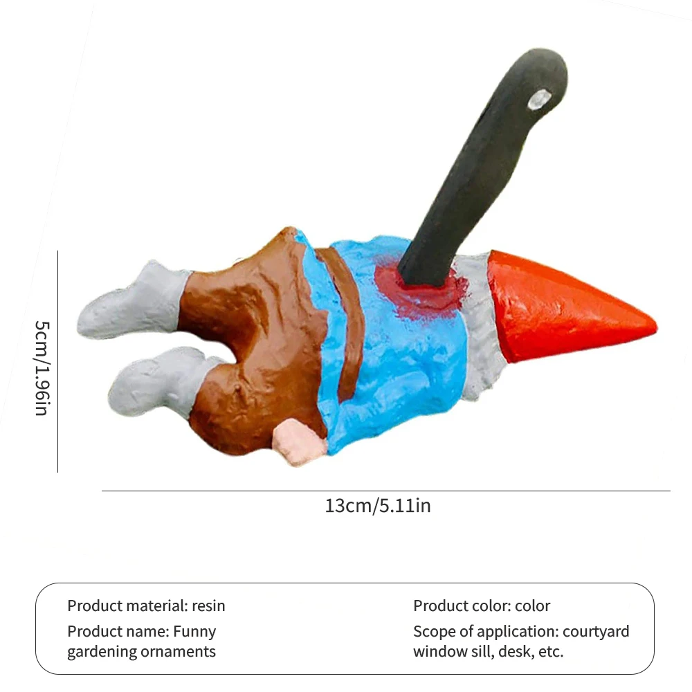 

Creative Zombie Gnome Garden Statues Outdoor Gardening Dwarf Funny Ornaments Outdoor Garden Decoration Supplies