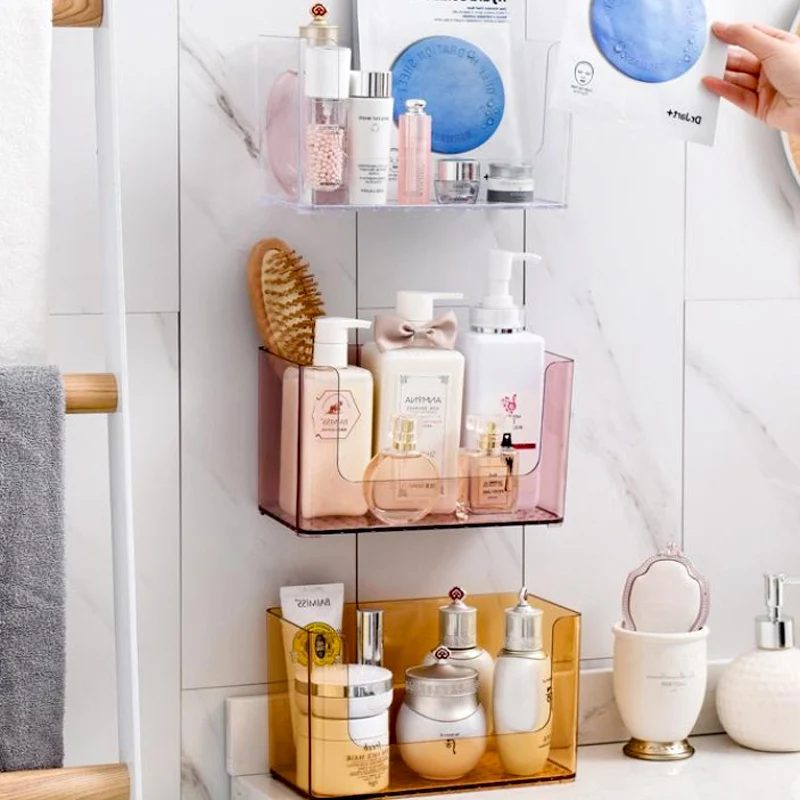 Настенная настольная коробка для хранения вещей органайзер макияжа чехол