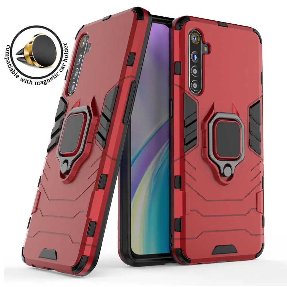 Для Oppo A1K A11X K3 A9 кольцевой держатель чехол для телефона realme 3 5 pro C2 X X2 XT Q Reno 2 магнитный автомобильный противоударный защитный чехол