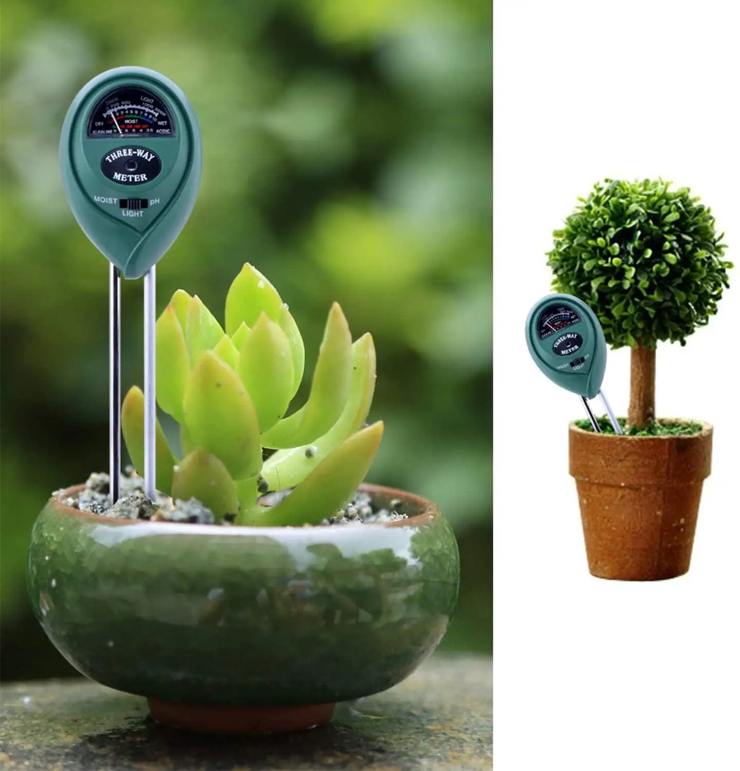 Датчик влажности почвы 3 в 1 измеритель кислотности для помещений и улицы