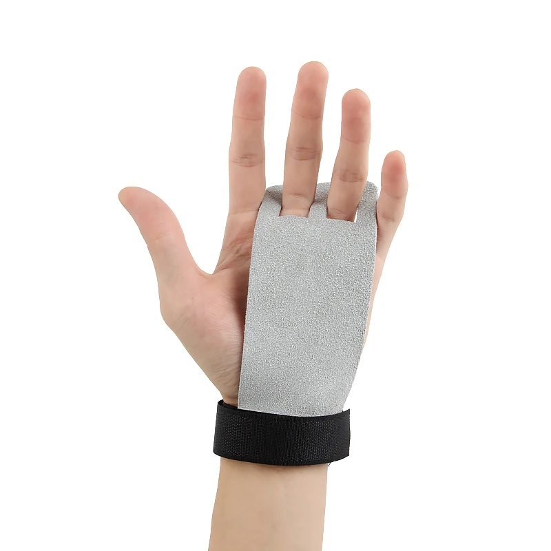 Кожаные перчатки для тяжелой атлетики напульсники защита ладоней Кроссфит