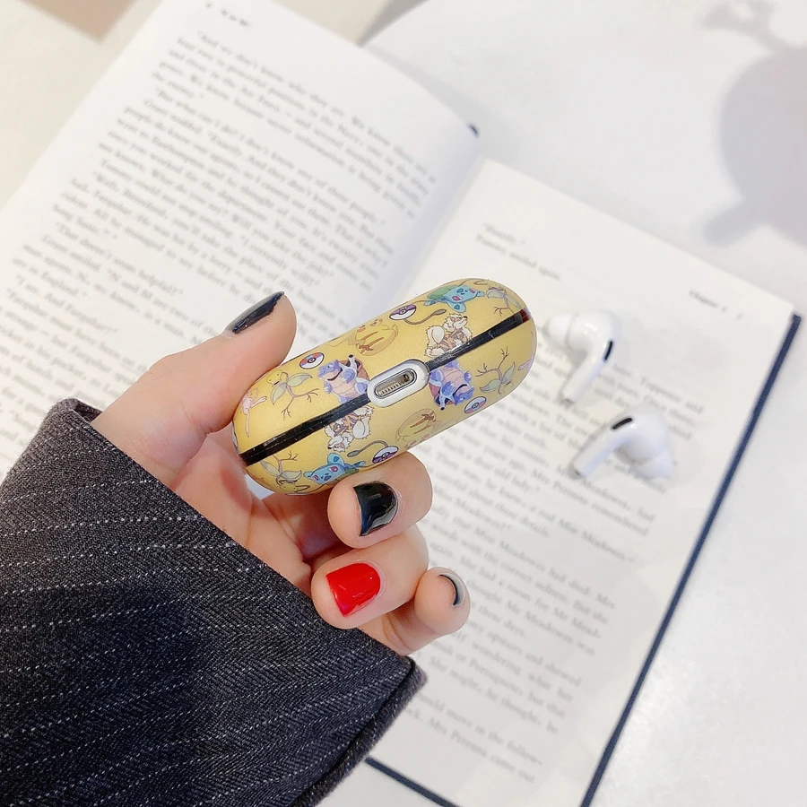 Модный чехол с надписью cutu Pikachu для Airpods Pro, чехол с беспроводной Bluetooth для apple airpod Pro 3, силиконовый чехол