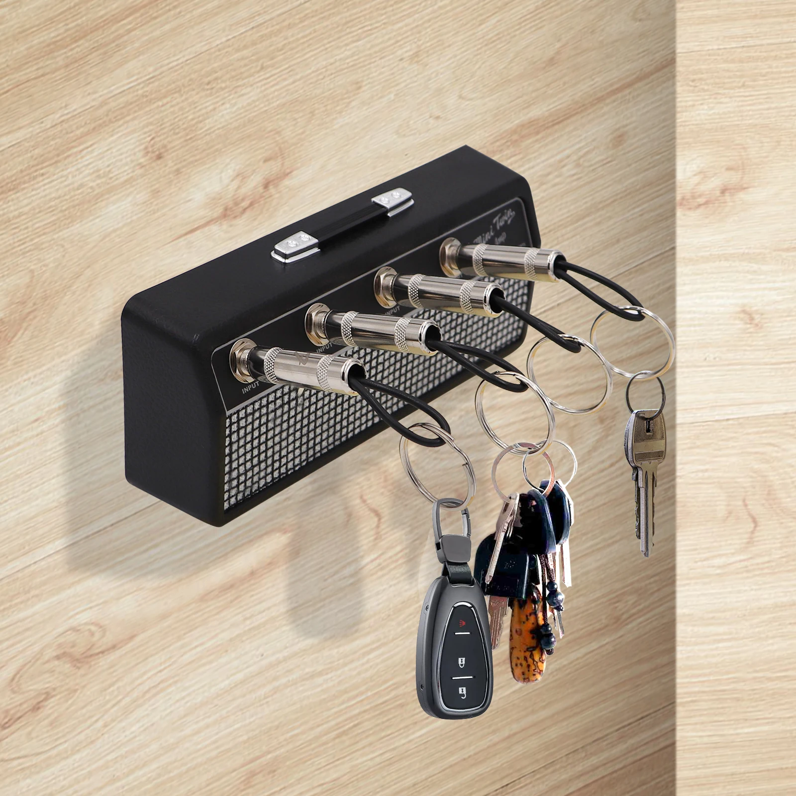 

Fender Blues Guitar Keychain Holder Key Storage Jack II Rack 2.0 Electric Key Rack Vintage Amplifier Gift Key Ring Dropshipping