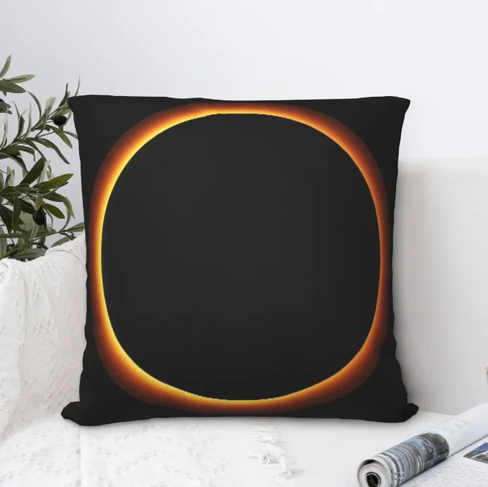 

Eclipse 2020 солнце полное солнечное затмение Южная Америка Подушка с принтом чехол искусственные наволочки для дивана Подушка Чехол декоративн...