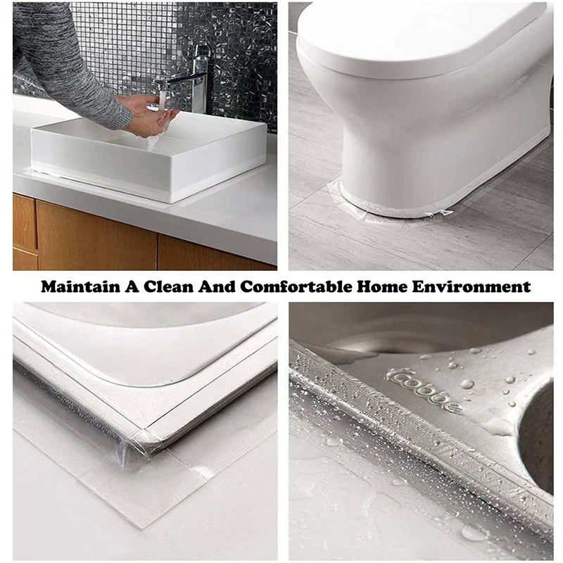 

Double Sided Tape Multipurpose Transparent Stickers Sink Kitchen Reusable Waterproof Mildew Strong Adhesive Home Nano Wall Tape