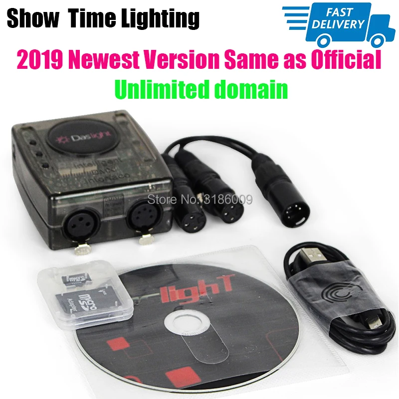 Быстрая доставка Daslight DVC4 DMX программное обеспечение Контроллер сценического