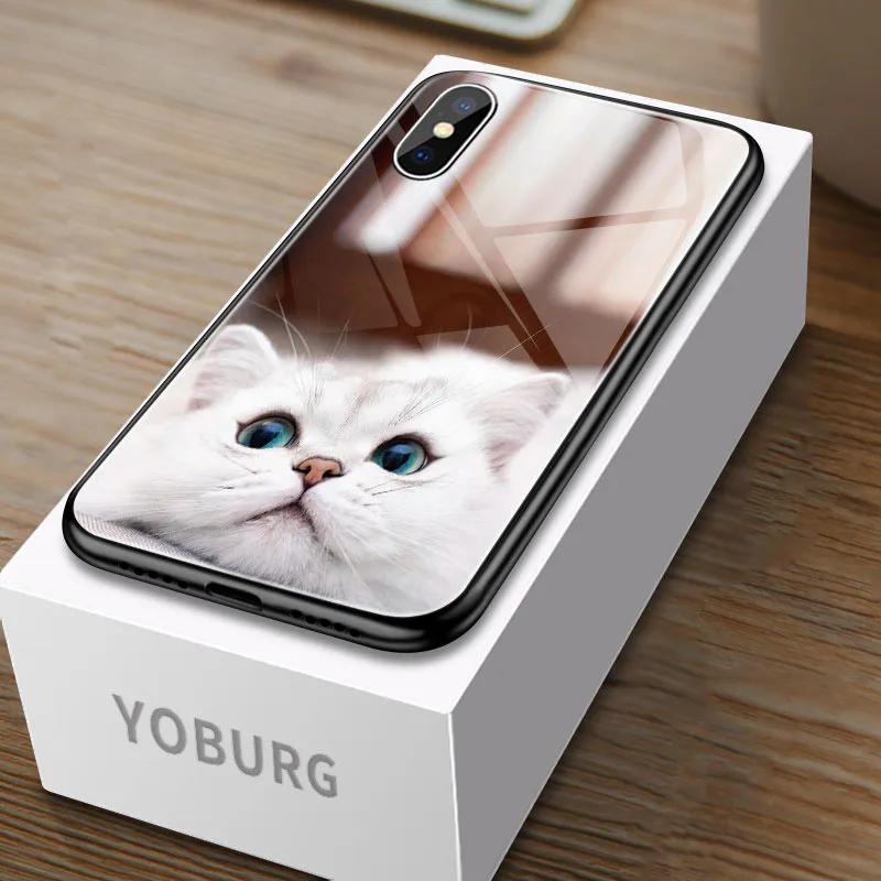 Чехол для iPhone 6 6S 5 SE 7 8 Plus 11 Pro Max суперъяркий глянцевый чехол из поликарбоната и ТПУ