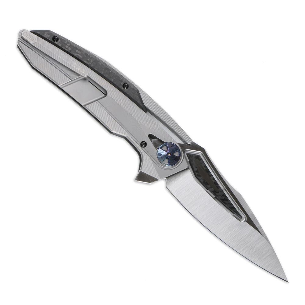 Новый складной нож ZT0999 M390 лезвие CF + ручка из титанового сплава тактические