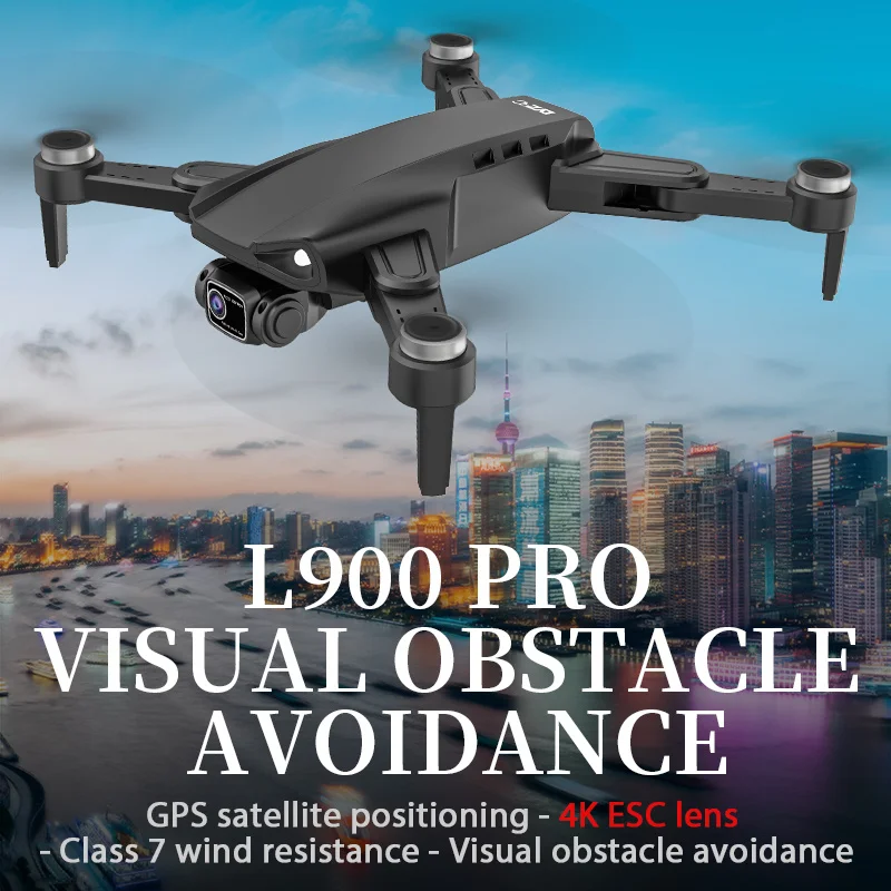 Складной Квадрокоптер ZLLRC L900 PRO SE с GPS и камерой 4K | Игрушки хобби