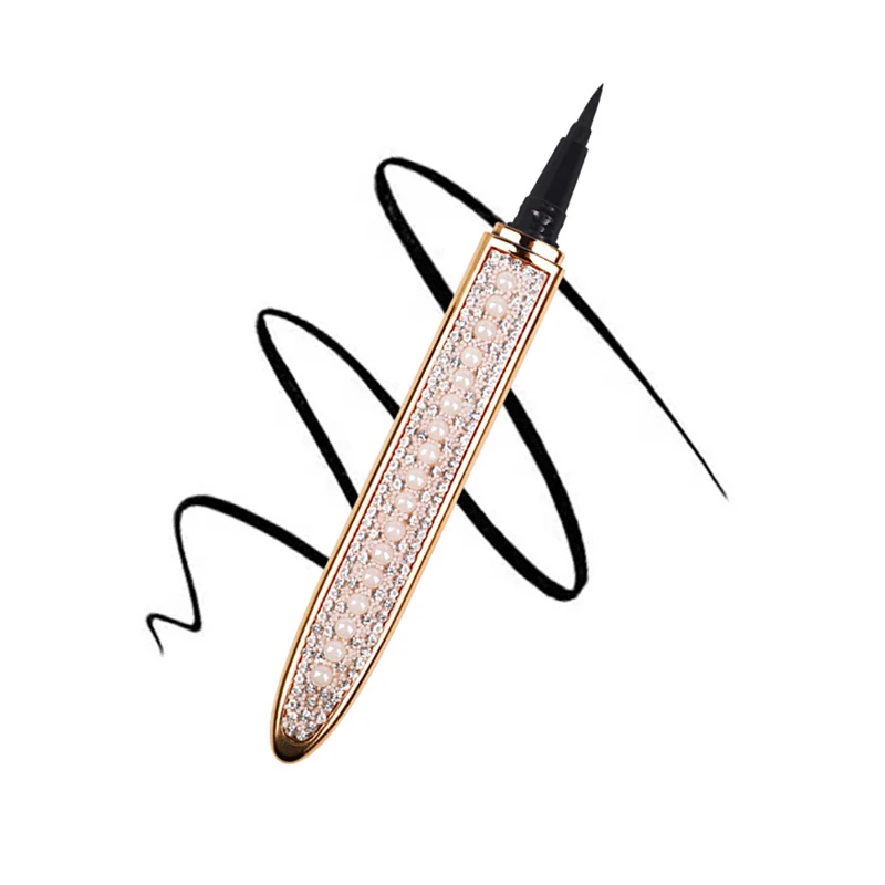 

Black Eyeliner Waterproof Liquid Eye Pencil Liner Quick Drying Non Magnetic