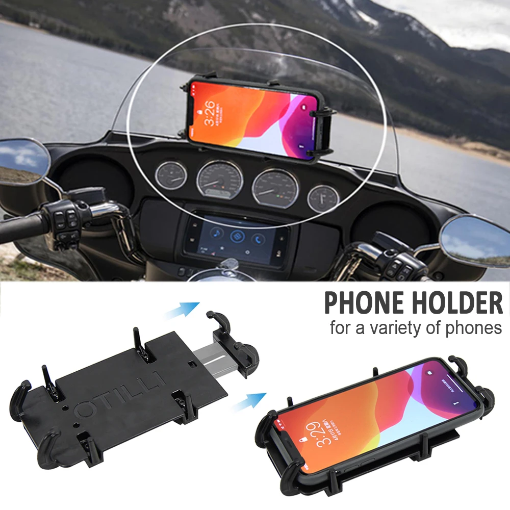 

Для BMW, для HONDA, для YAMAHA, для KAWASAKI, держатель для мотоцикла, новый черный Кронштейн для навигации, GPS