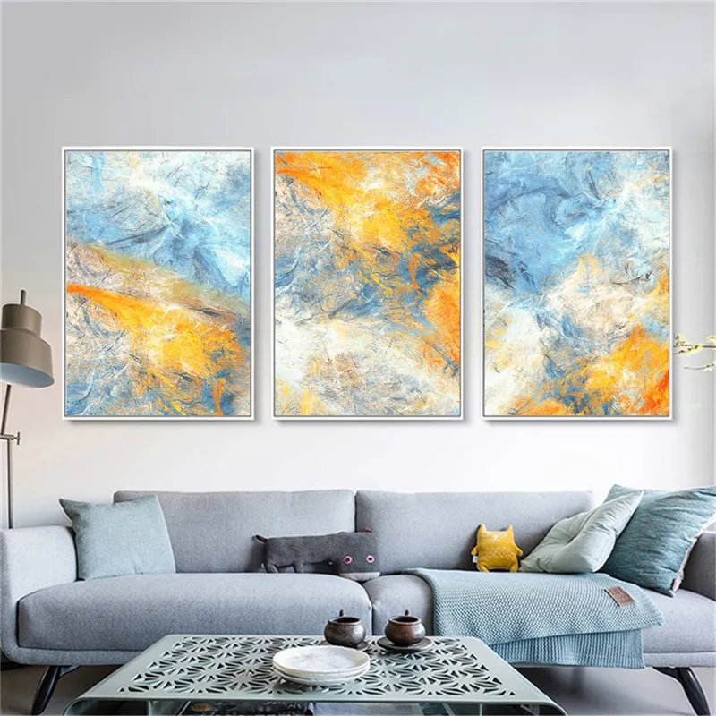 

Abstract lines simple abstract living room decorative painting, canvas painting, frameless painting, painting core