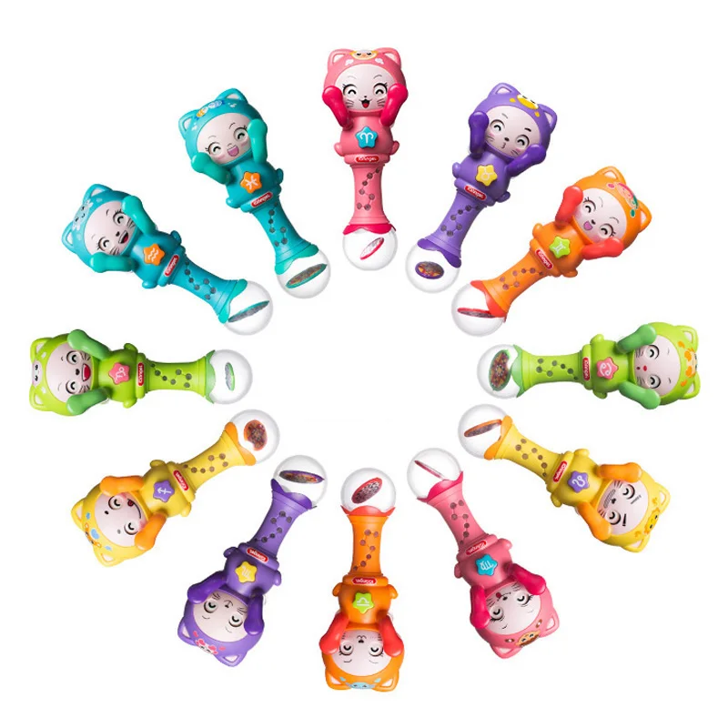 Детские игрушки 0 1 лет погремушки прятки интеллектуальные детские музыкальные 12