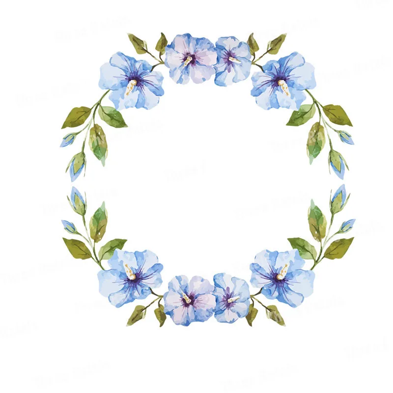 Красивая Акварельная Роза Three Ratels QCF62 декоративный венок настенная наклейка | Дом