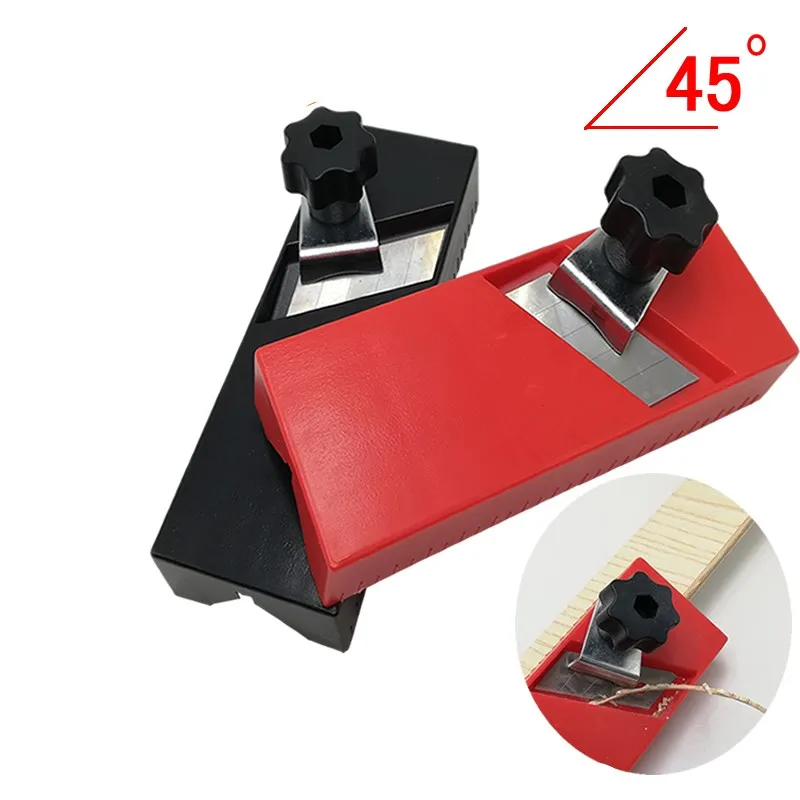

Woodworking Manual Planer ABS Red woodcraft tool 45 Degree Chamfering plane hand tools for wood plasterboard cutter Edge machine