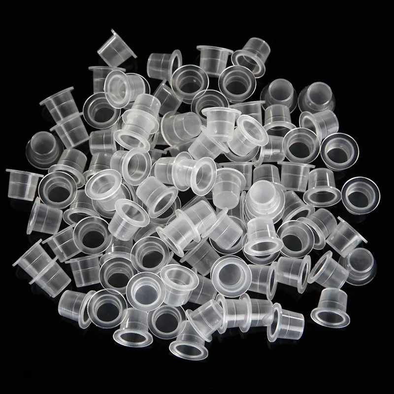 1000 шт./пакет 9 мм Ювелирные наборы с маленьким Размеры белые чернила татуировки