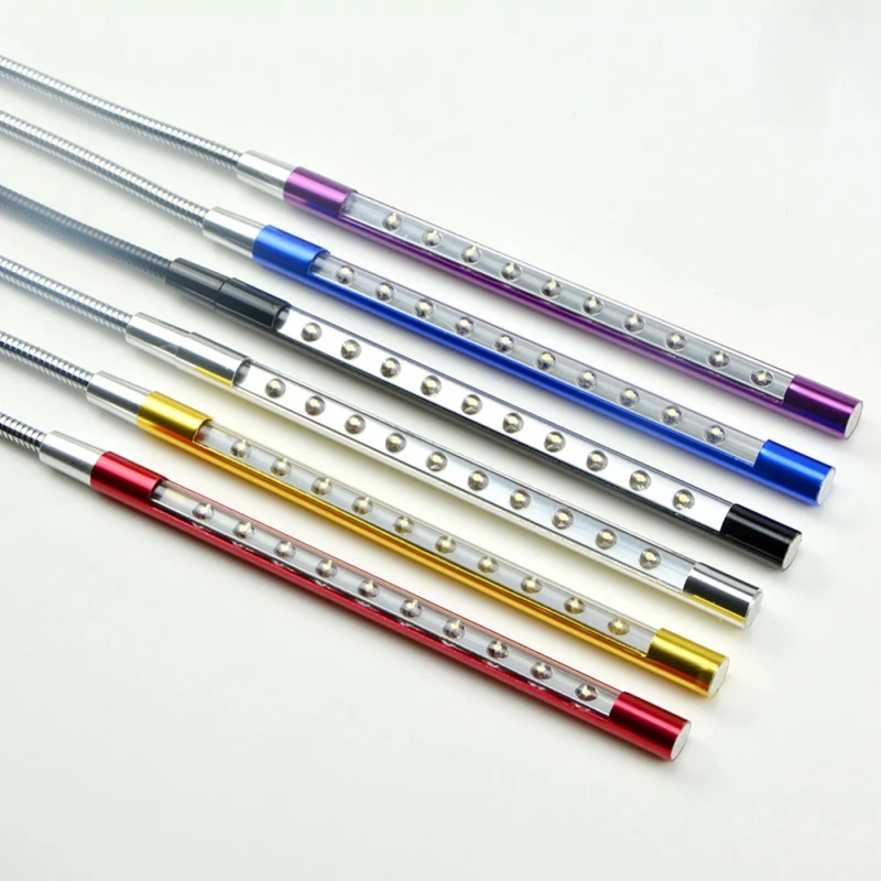 

Plastic USB LED Light Lamp 10 LEDs Flexible Book Reading Computer Table PC Lamps Lights Lighting Laptop Desk For Notebook S2B8