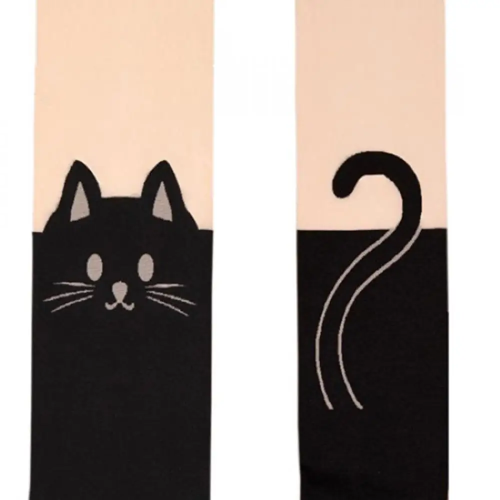 

70% Hot Sell Women Sexy Cat Tail Gipsy Mock Knee High Hosiery Pantyhose Tattoo Leggings Tights