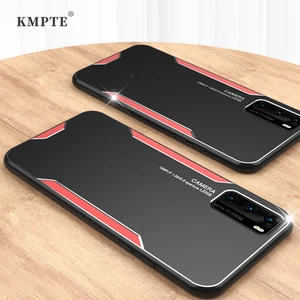 luxury hard metal case for huawei p20 p30 p40 p50 pro lite mate 9 10 20 20x 30 40 pro mobile phone cover shell shockproof bumper free global shipping