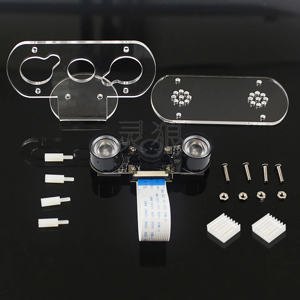 

CAMEIDO R23 Raspberry Pi Zero/3B/3B+/4B Camera Kit 130 Degree Night Vision Camera + Infrared Lights for Raspberry Pi 4B/3B+/Zero