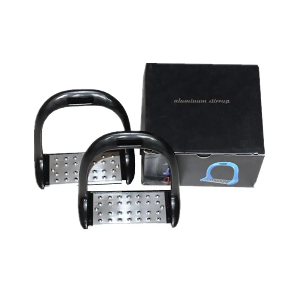 1 пара для верховой езды стремя Конный из нержавеющей стали противоскользящая