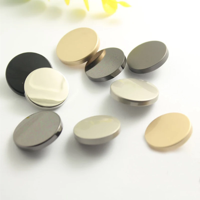 100 шт плоские металлические кнопки высокого качества одежда и аксессуары рубашки