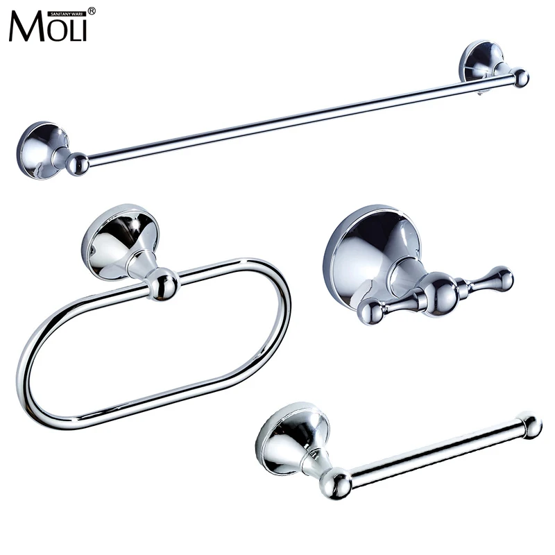 

Роскошная хромированная вешалка MOLI для халата вешалка для полотенец вешалка держатель для бумаги набор аксессуаров для ванной комнаты