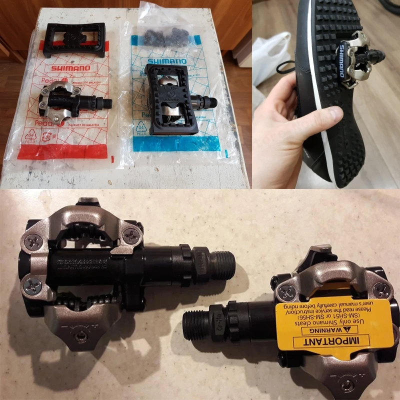 Новый PD M520 бесклипсовый SPD педали MTB гоночный горный велосипед части PD22