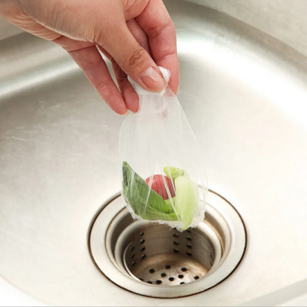 10PC Kitchen Accessories Practical Food Nut Milk Tea Fruit Juice Coffee Wine Nylon Mesh Net Strain Herb Liquid Filter Bag Sink