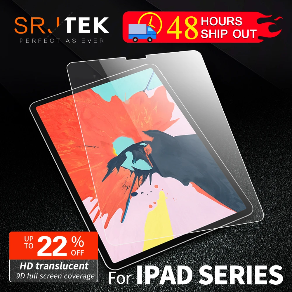 For iPad Pro 12.9 Tempered Glass 1st 2nd 3rd 10.5 11 Protector Film 2018 Air 3 2019 | Компьютеры и офис