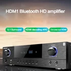 KYYSLB 900W 4-16Ohm K22 High Power Home 5.1 Amplifier Karaoke Audio Digital Subwoofer Bluetooth Professional AV Amplifier