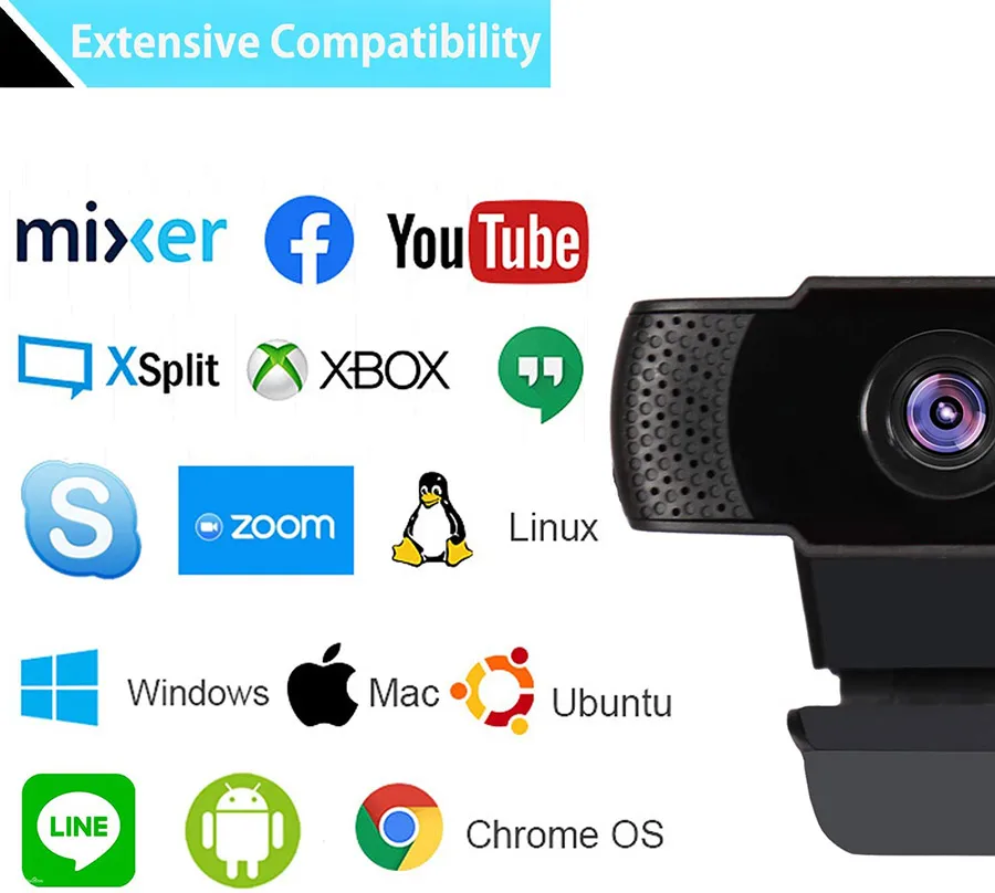 Обновленная веб камера 1080P PC Conference интерфейс микрофона для