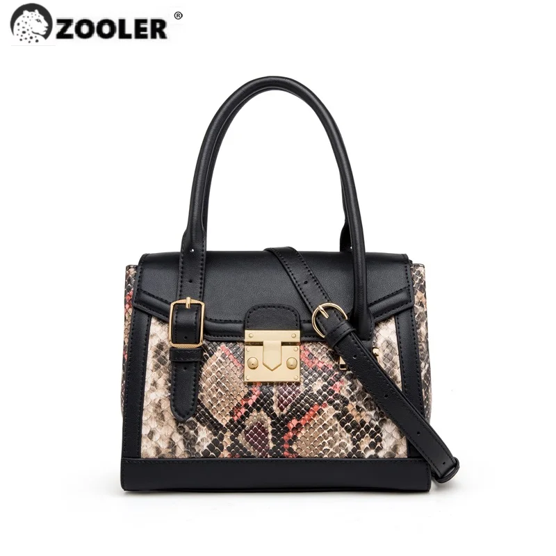 

ZOOLER Handmade Cow Skin Bags Hign Quality for Ladies Luxury Women Purses Roomy Commuting Real Leather Handbags Pattern #QS331