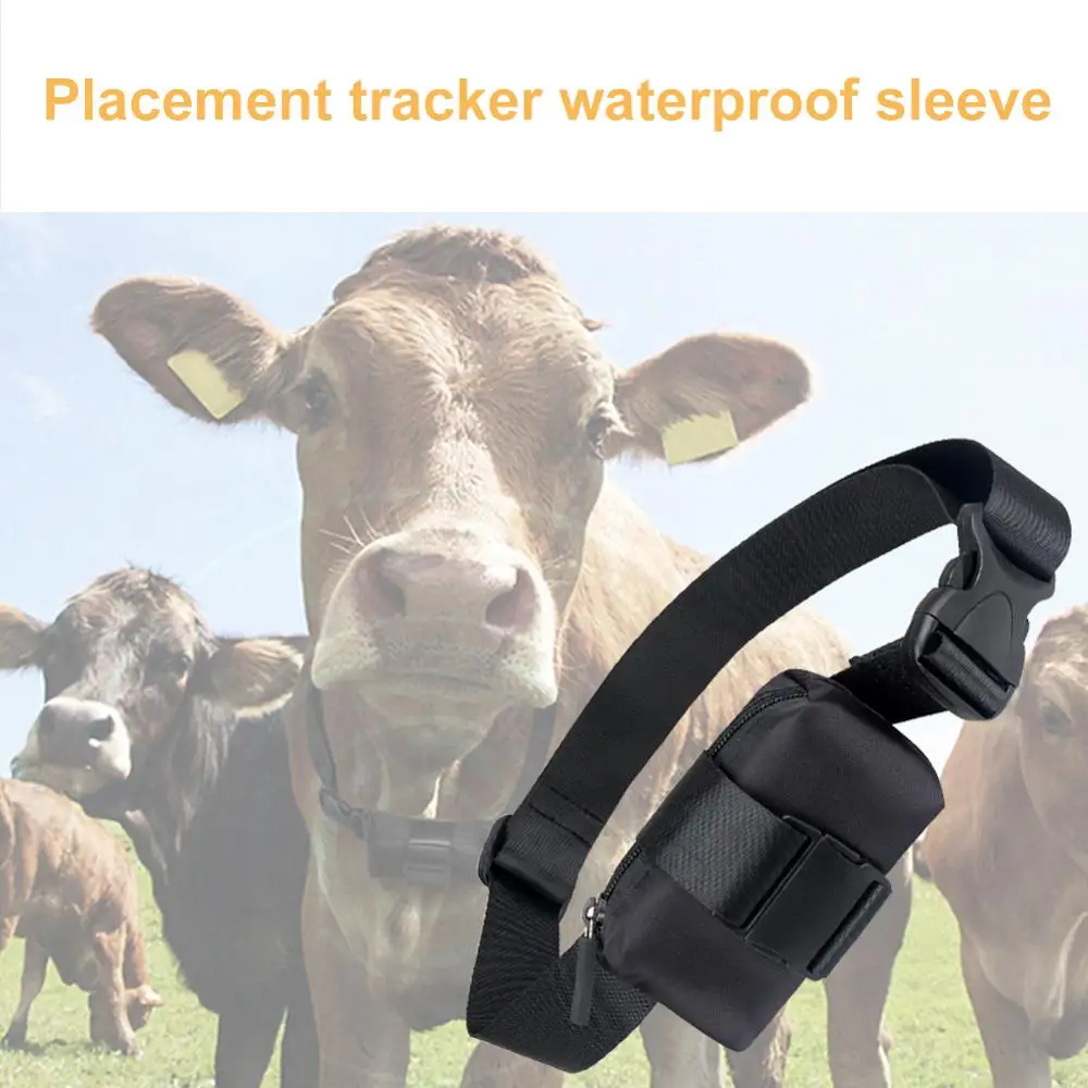 Adjustable Horses Universal Cattle Sheep Waterproof Pigs Animal Grazing GPS Tracker Collar Bag Oxford Cloth Protective Anti Lost | Спорт и