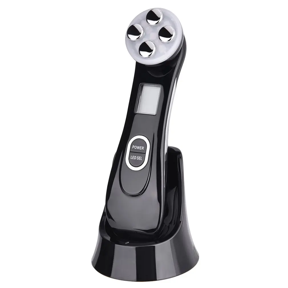

Facial Mesotherapy Electroporation Radio Frequency LED Photon Face Lifting Tighten Wrinkle Removal Skin Care Face Massager